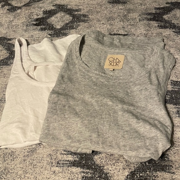 CHASER Womens’ Tank Bundle- White and Grey - Picture 1 of 5